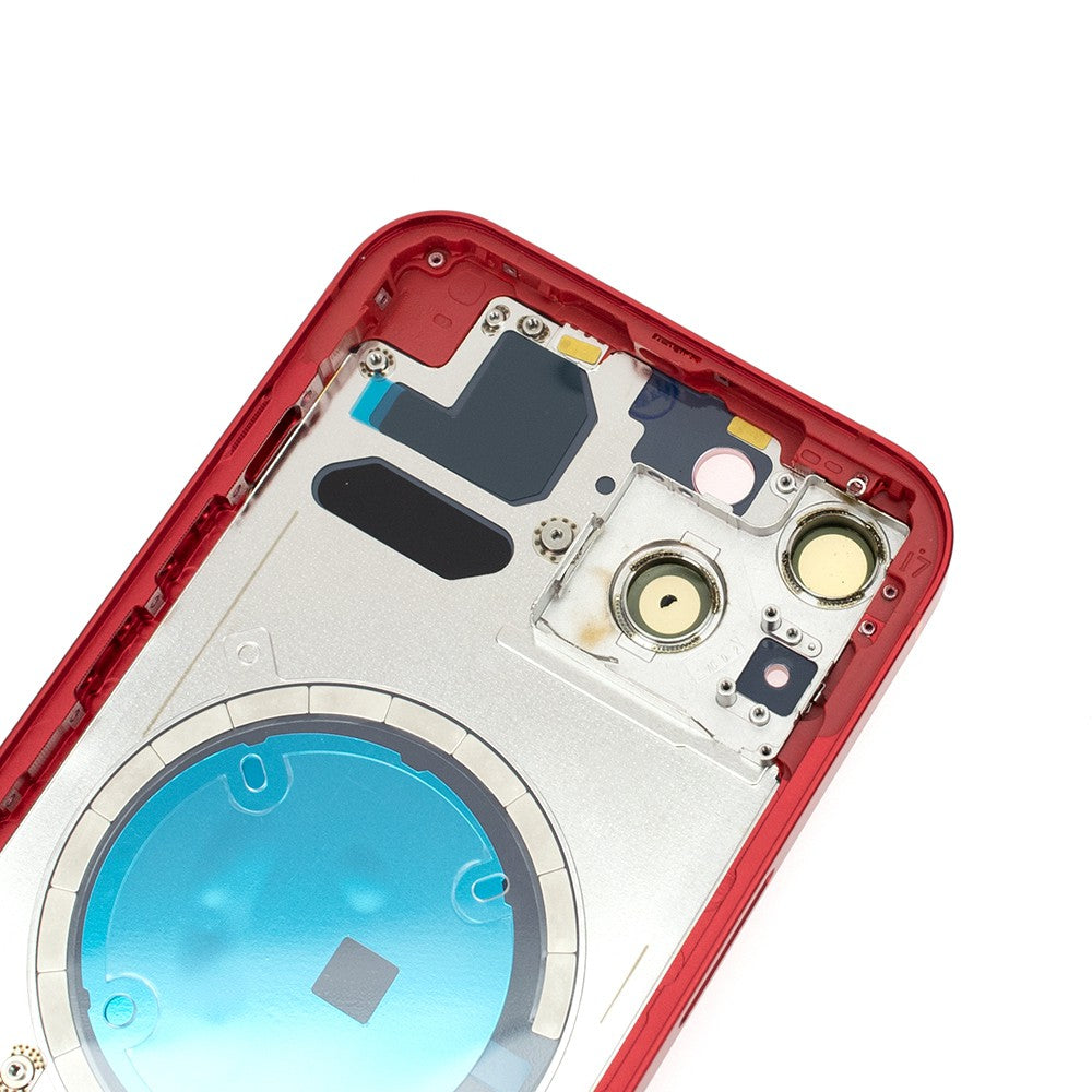 Rear Housing for iPhone 13 (NO LOGO)-Red Rear Housing for iPhone 13 (NO LOGO)-Red